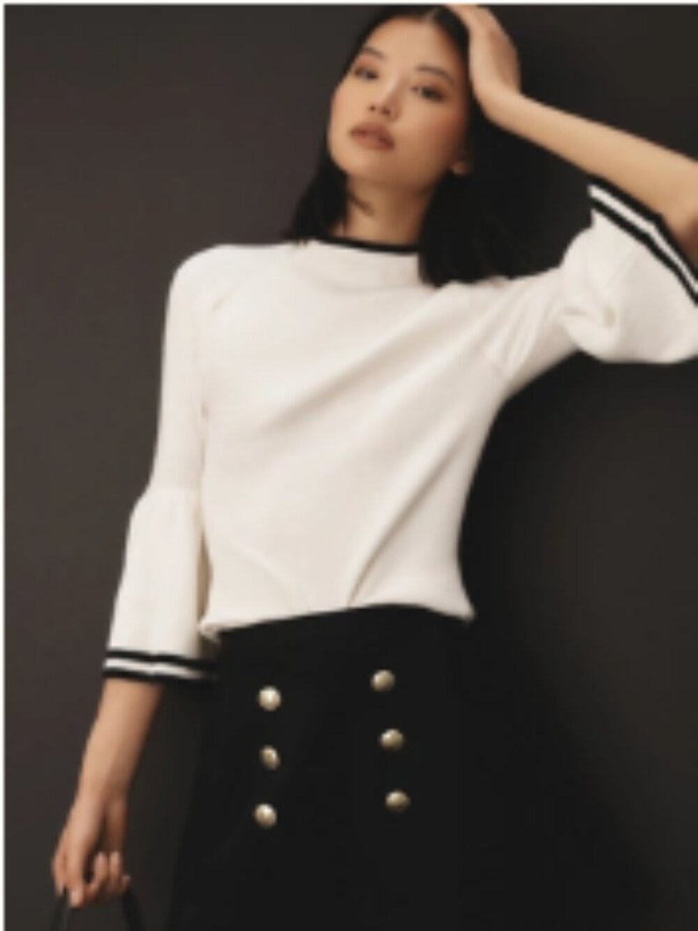 Maeve Modern Flute Sweater
